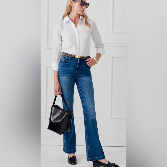 J. McLaughlin Denim - J.McLaughlin Domino Slim Flare Jeans